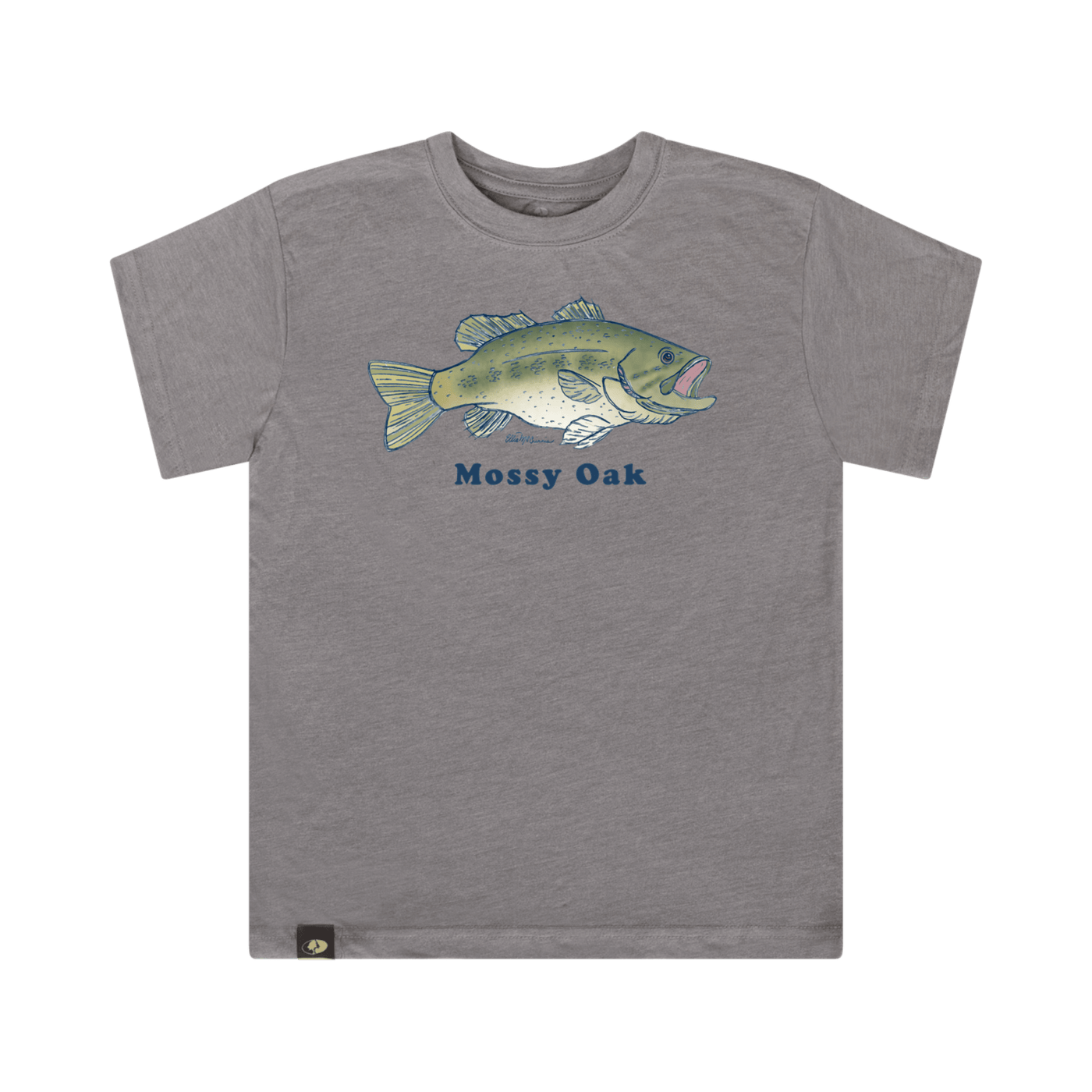 Mossy Oak Youth Bass Tee Night Owl