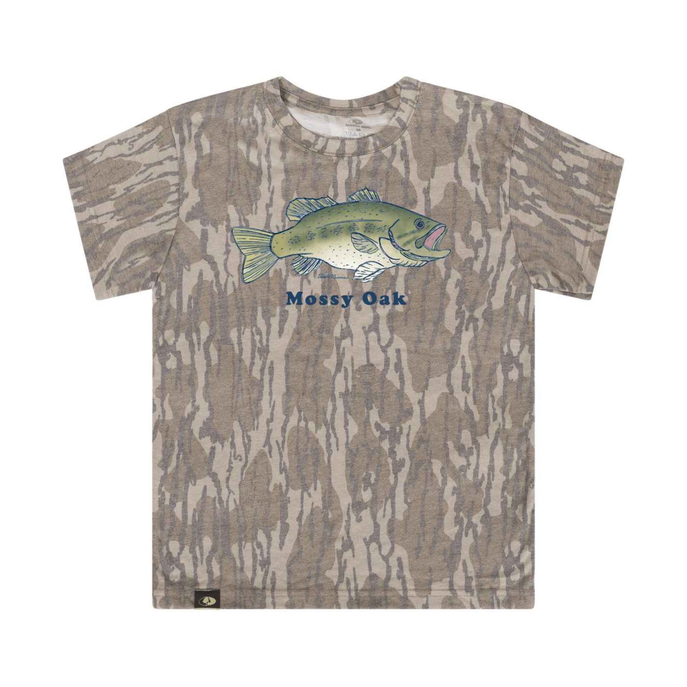 Mossy Oak Youth Bass Tee Original Bottomland