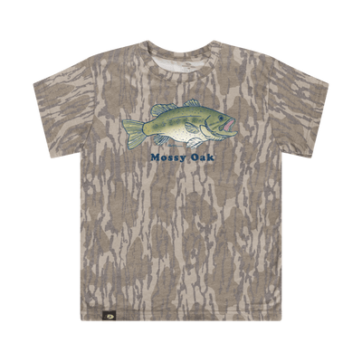 Mossy Oak Youth Bass Tee Original Bottomland