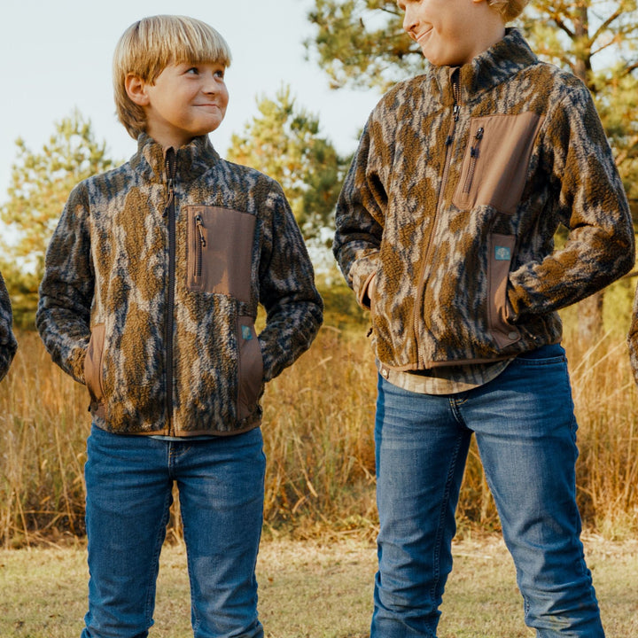 Campfire Fleece Youth Full Zip – The Mossy Oak Store