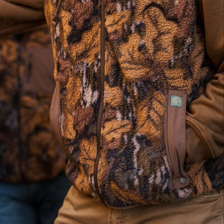 【にゃんころ大先生専用】KOWGA CAMO FUR STADIUMJACKET Campfire Fleece Vest – The Mossy Oak Store