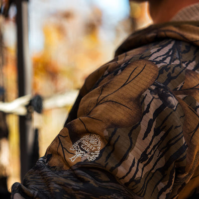 Mossy Oak Woodsman Grid Fleece 1/4 Zip Hoodie