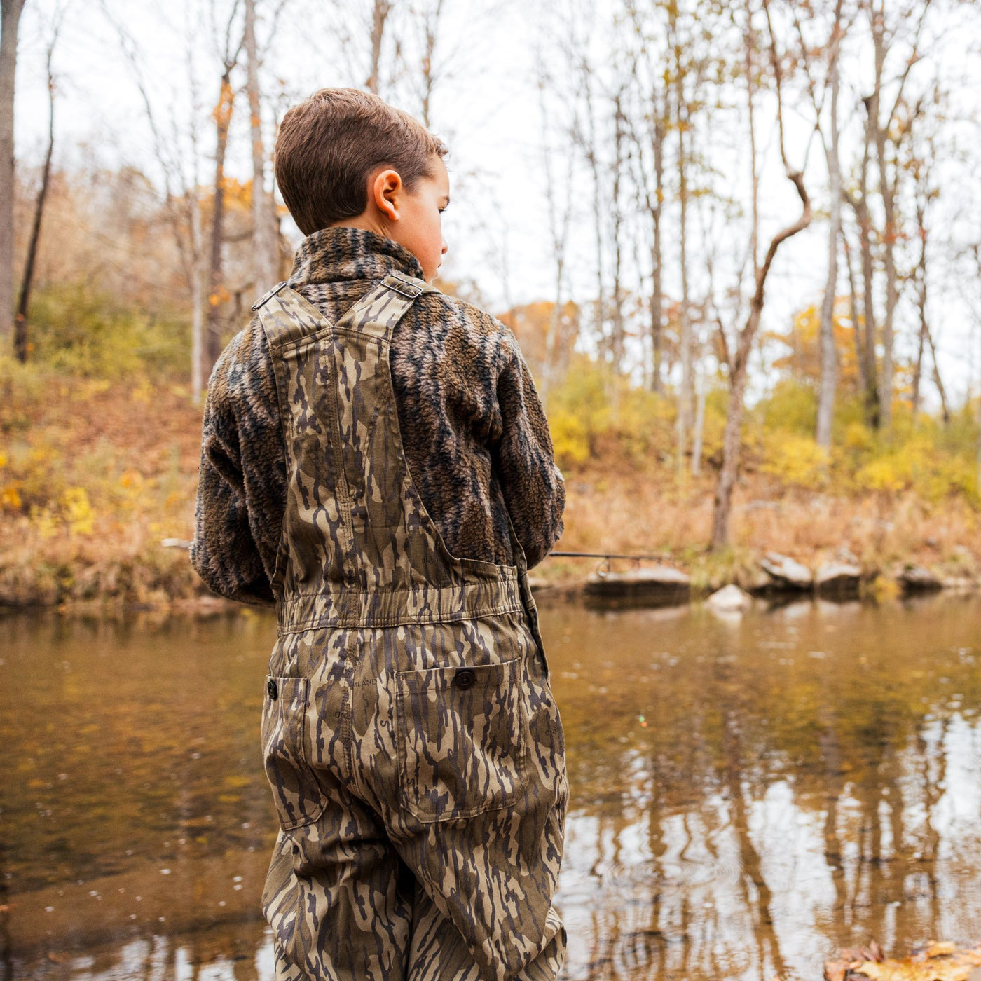 Cotton Mill Youth Flex Bib Overall -