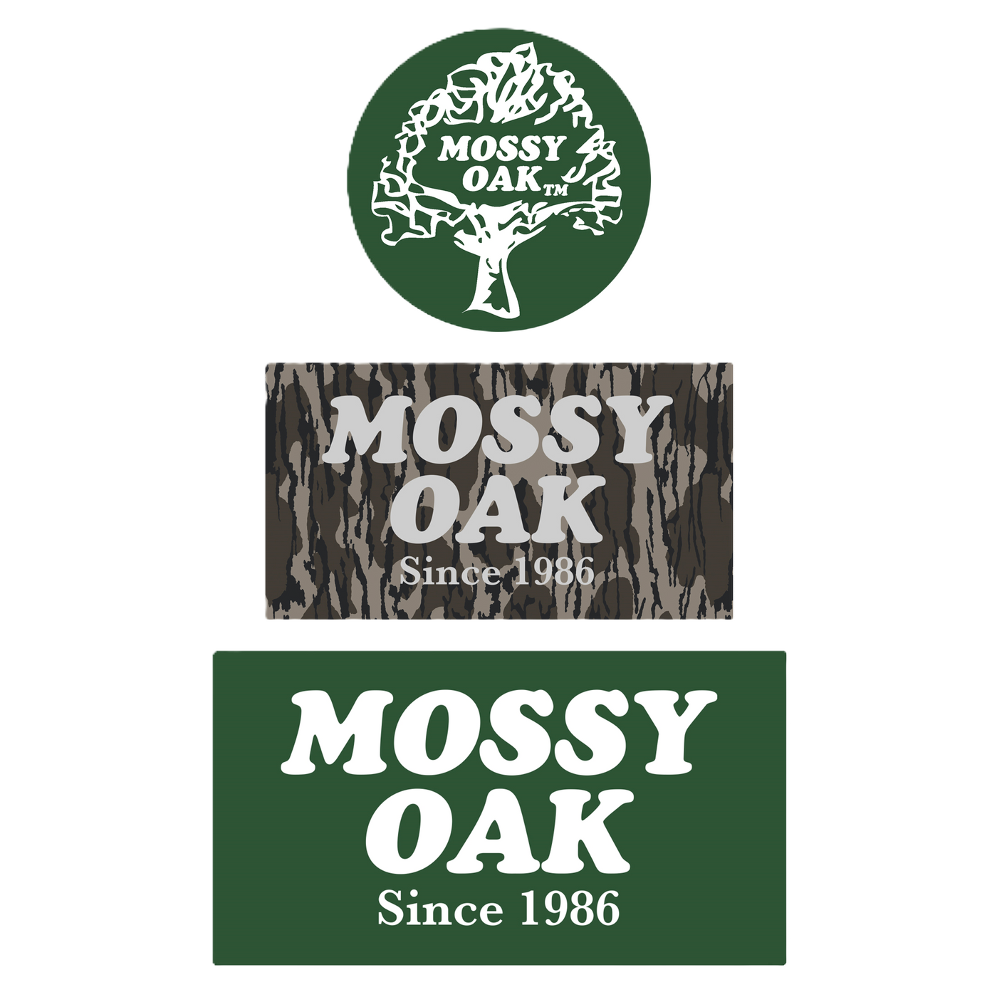 Mossy Oak Vintage Logo Sticker Decal Pack
