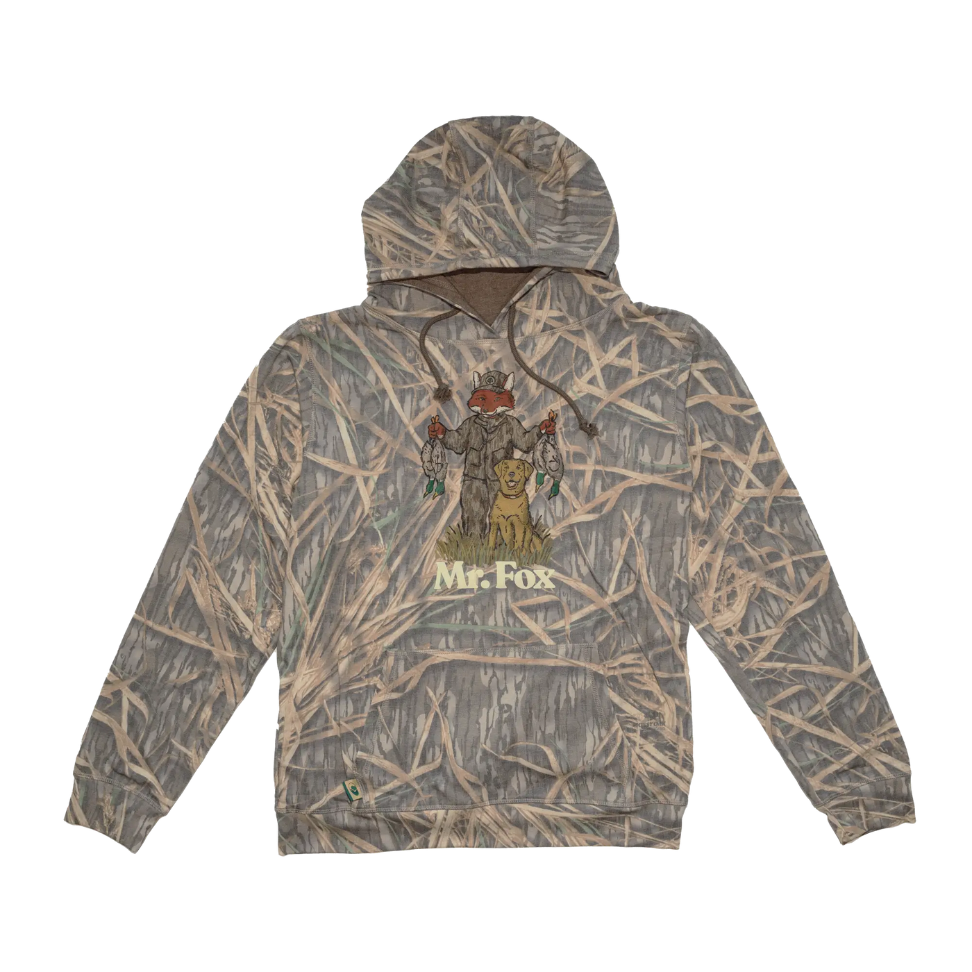 Mr. Fox Duck Washed Out Hoodie - Original Shadow Grass