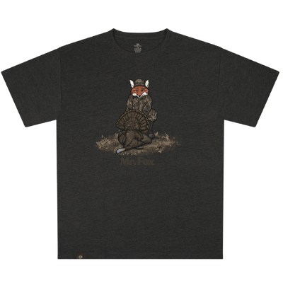 Mr. Fox Turkey Tee COAL HEATHER