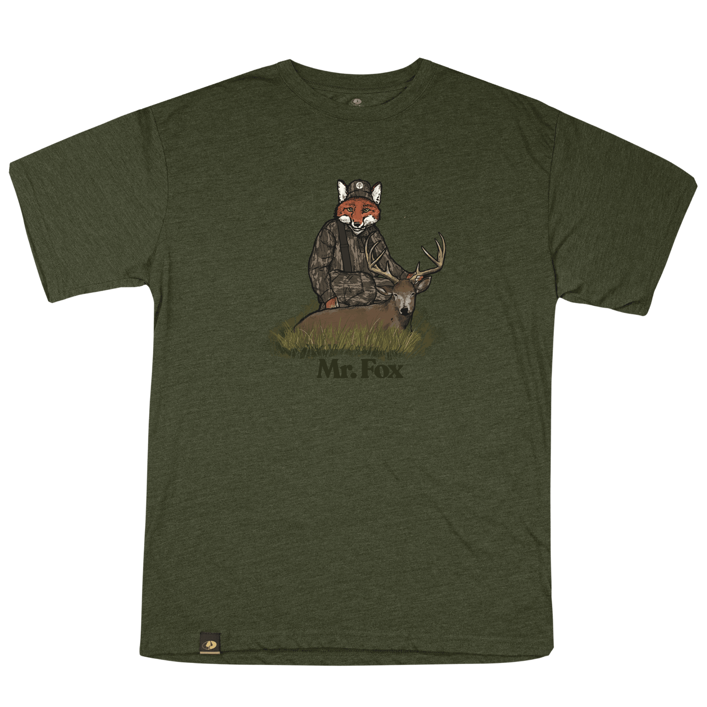 Mr. Fox Whitetail Tee DUFFLE BAG HEATHER