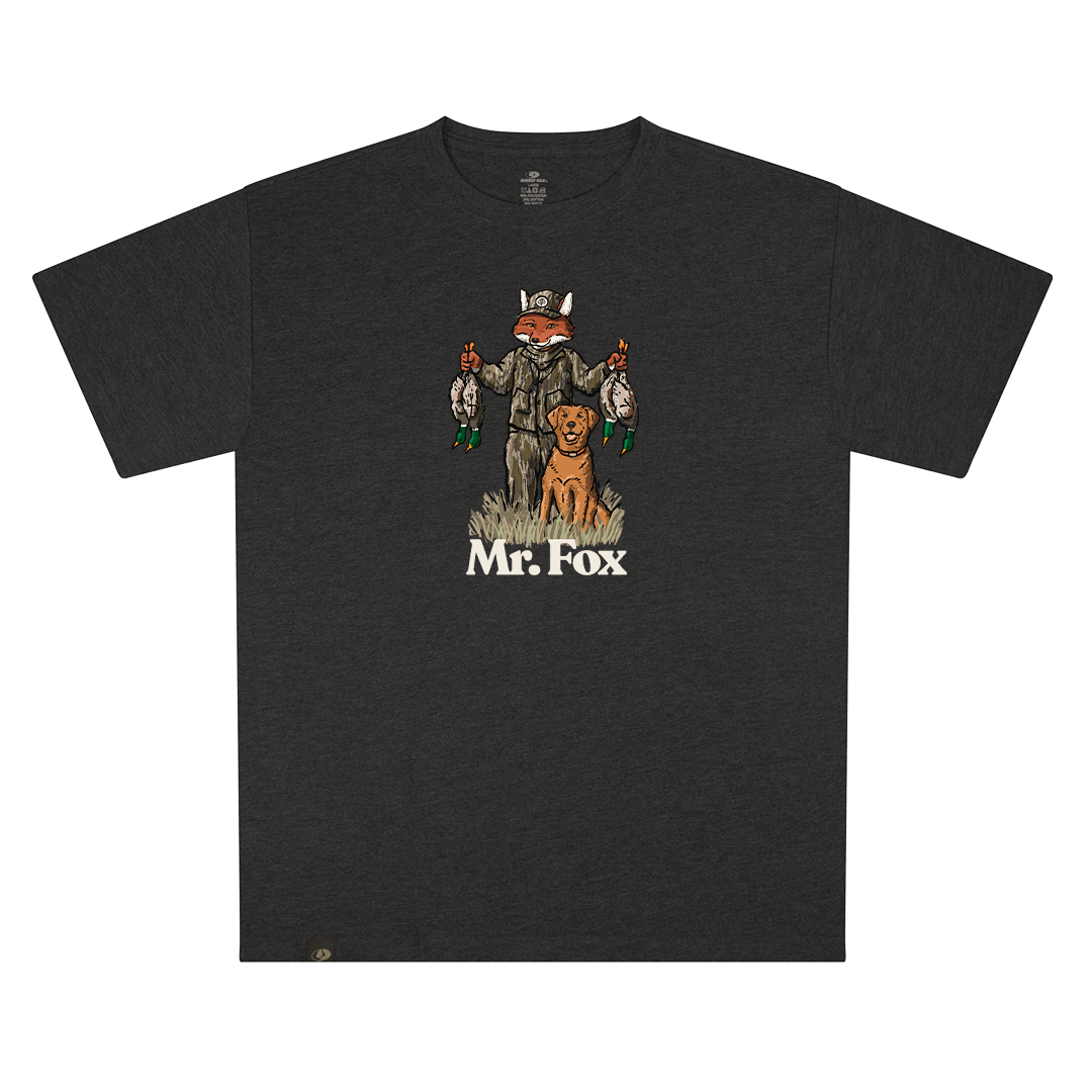 Mr. Fox Duck Tee - Coal Heather