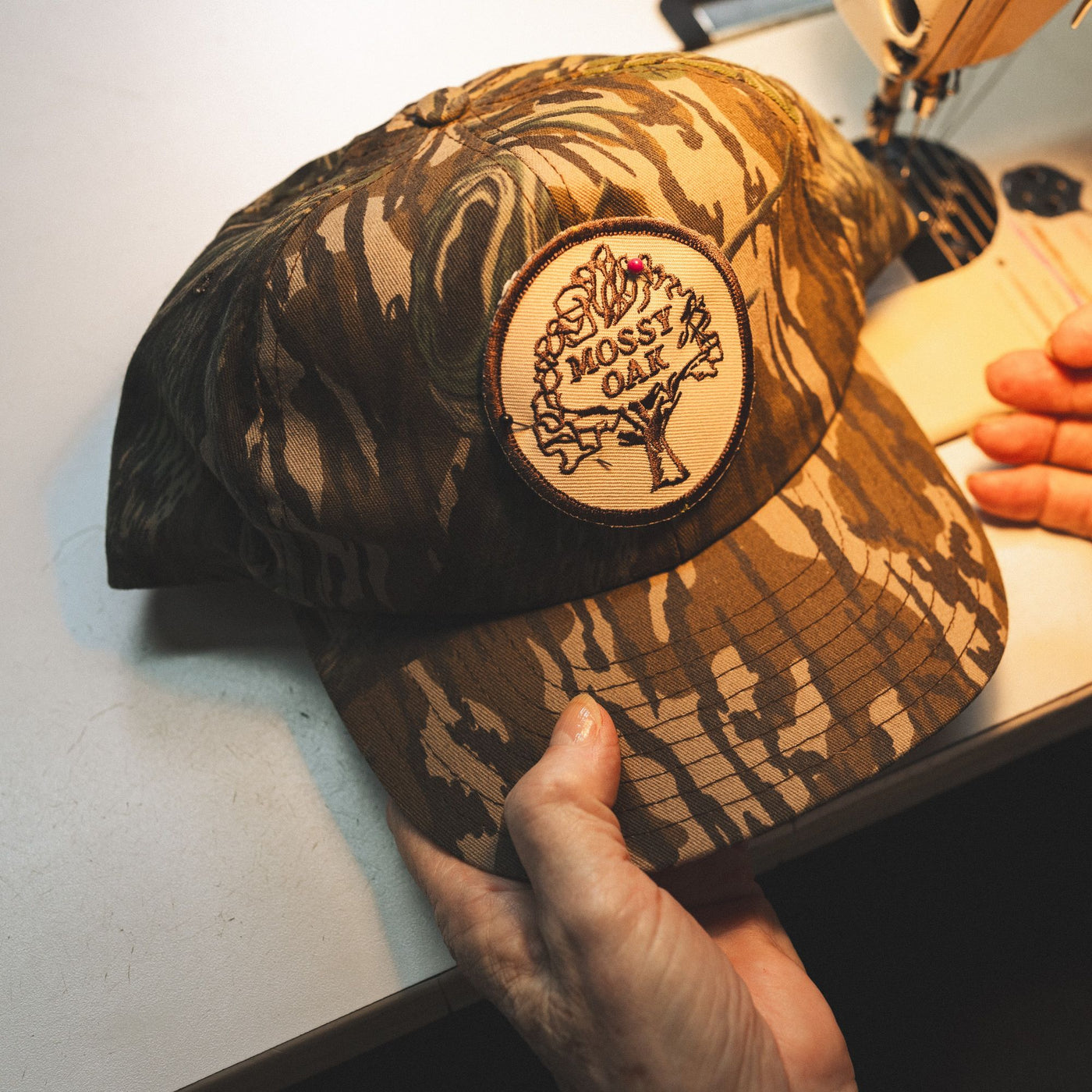 Original Mossy Oak Tree 3” Circle Patch – Brown -