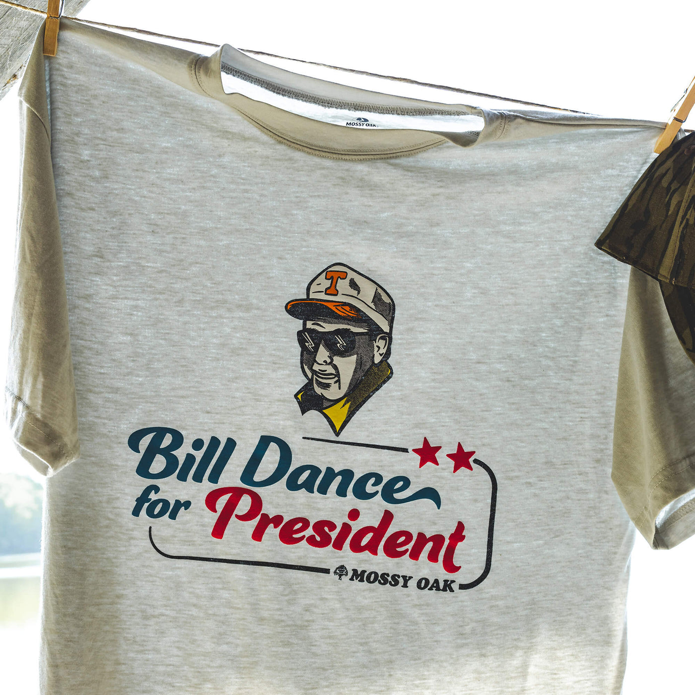 Bill Dance for President Banner Tee – The Mossy Oak Store
