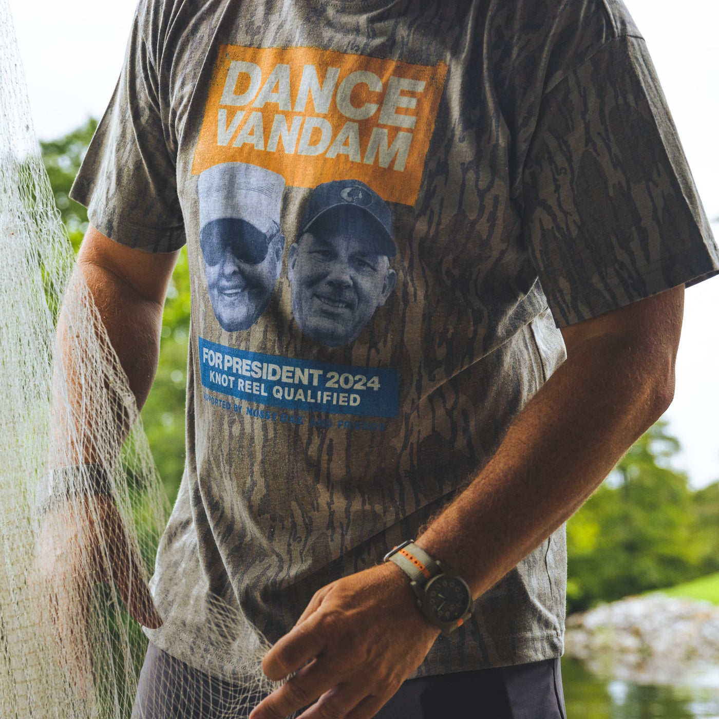 Bill Dance + Kevin Vandam Original Bottomland Candidate Tee 