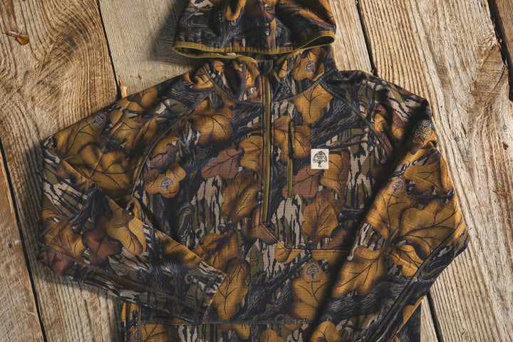 Mossy Oak Woodsman Grid Fleece 1/4 Zip Hoodie – The Mossy Oak Store