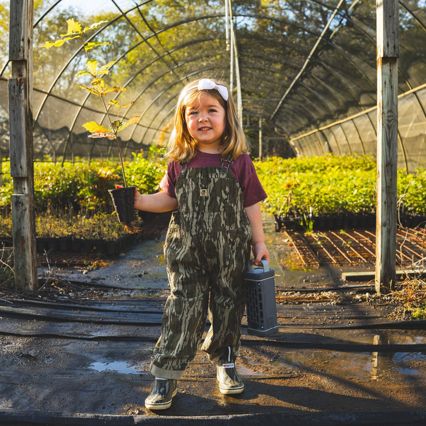 Cotton Mill Toddler Bib Overall -