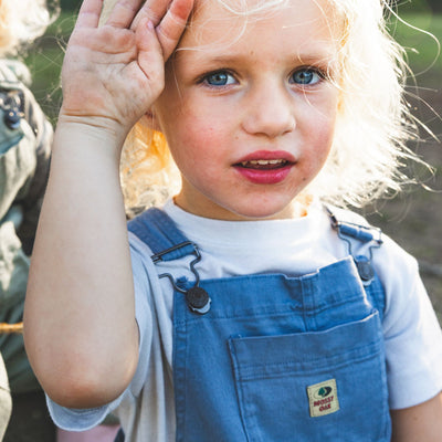 Cotton Mill Toddler Bib Overall -