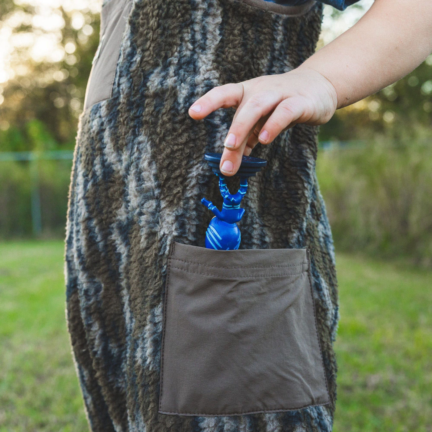 Campfire Fleece Toddler Bib -