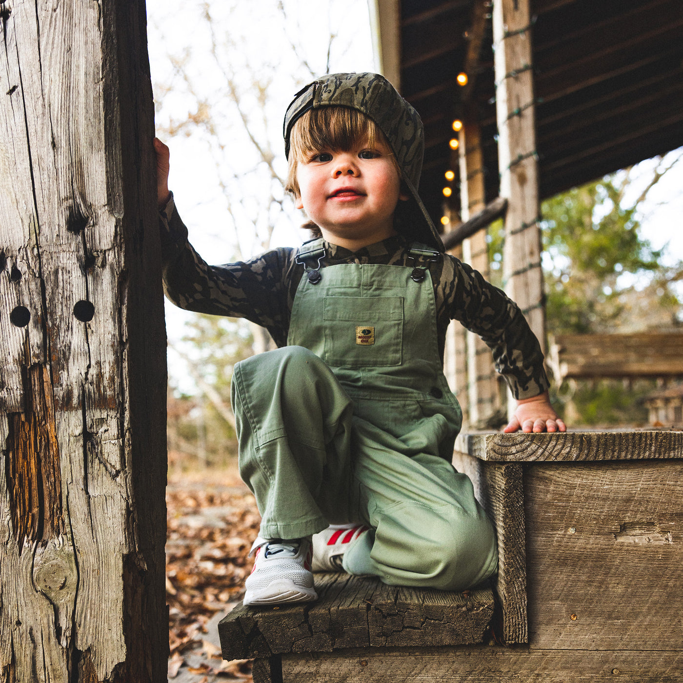 Cotton Mill Toddler Bib Overall – The Mossy Oak Store
