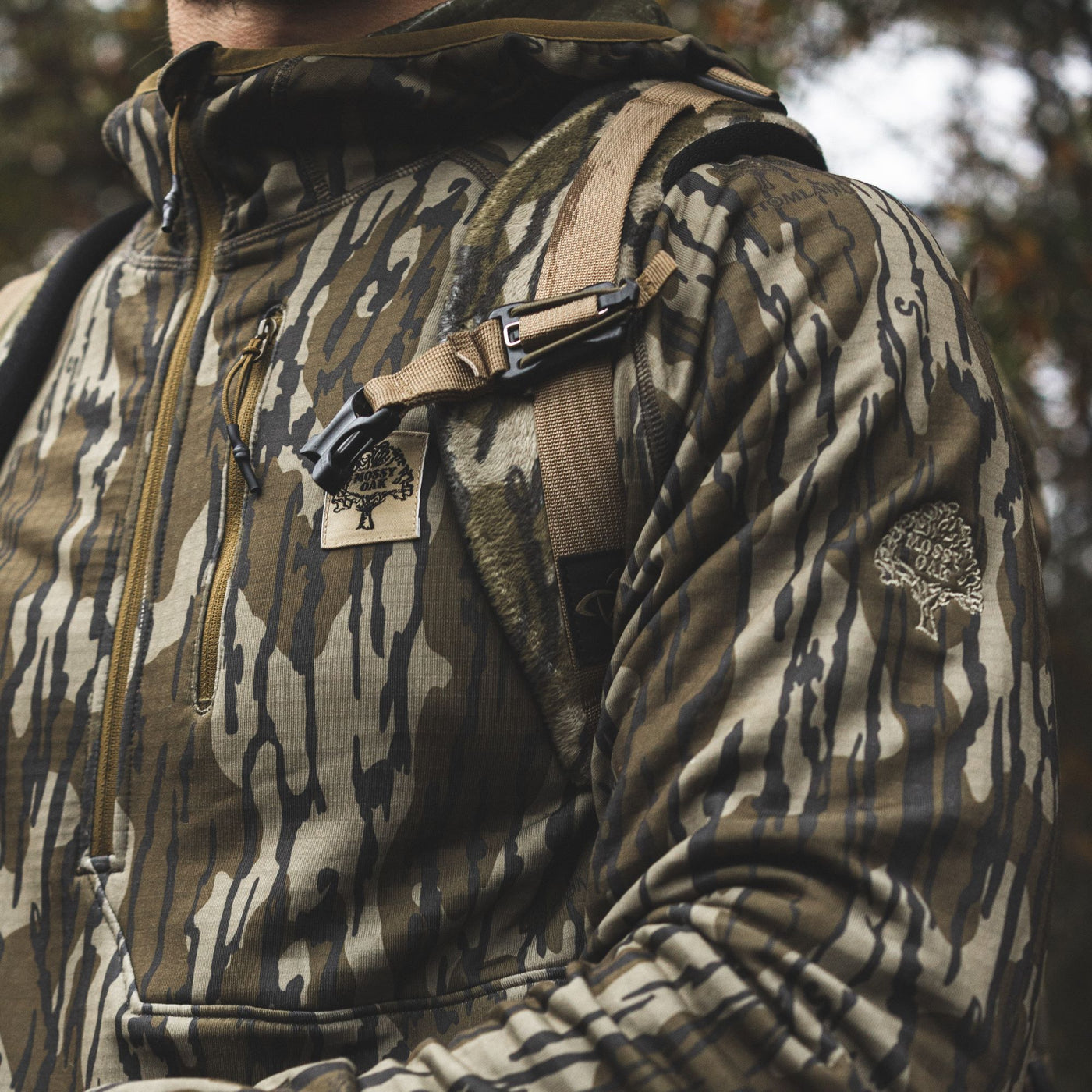 Mossy Oak Hunt Jacket Grid Fleece 