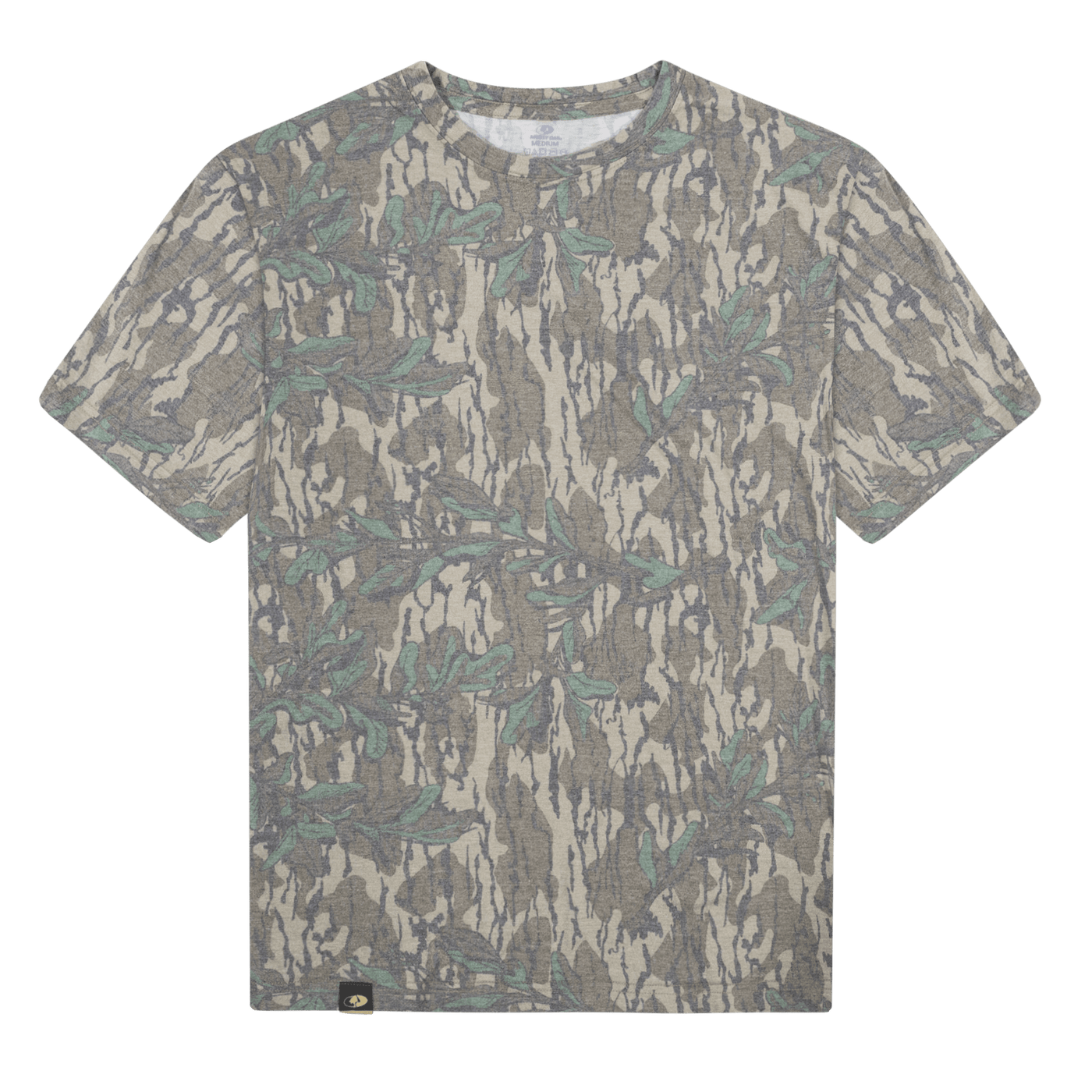 Grey online camo tee