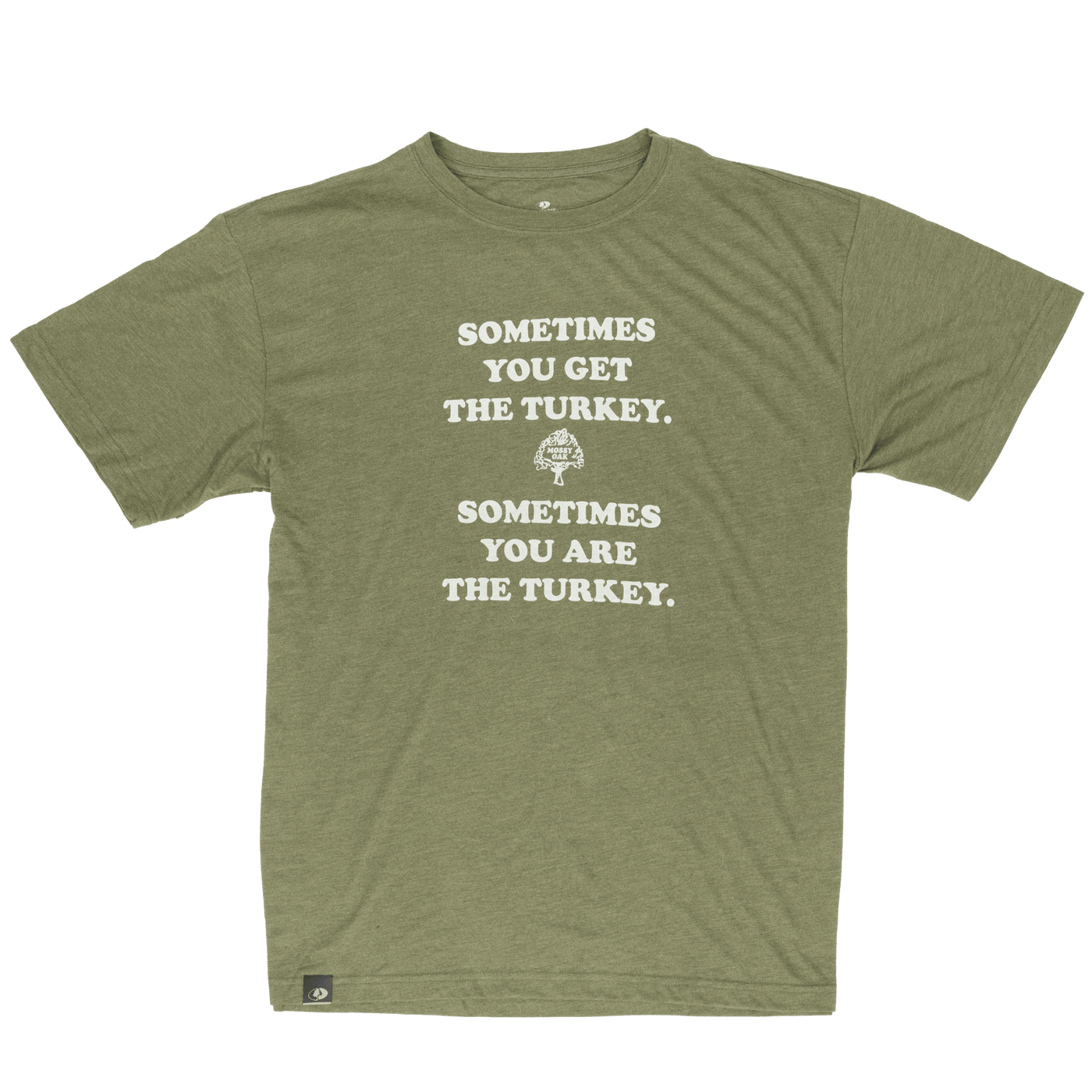 Turkey Tagline Tee Mayfly Heather 