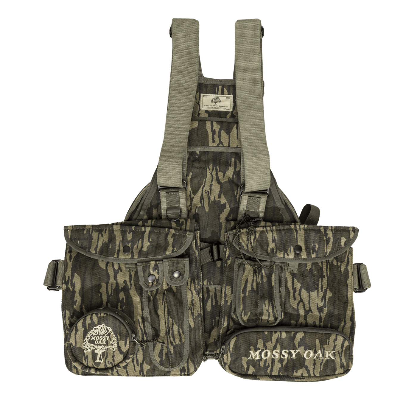 Wild Cedar Turkey Hunting Vest With Magnetic Seat Cushion – 21 Pockets, Game Bag, Adjustable Fit, Camo Pattern For Men & Women