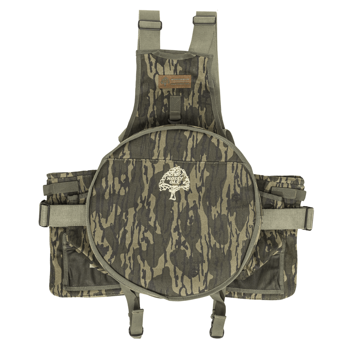 Woodsman Strap Turkey Vest Original Bottomland Back 