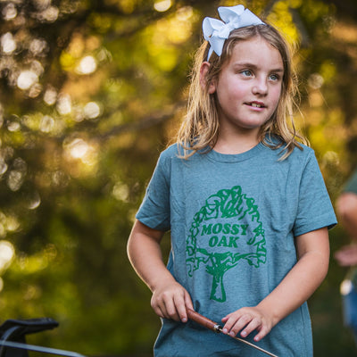 Mossy Oak Youth Vintage Logo Tee