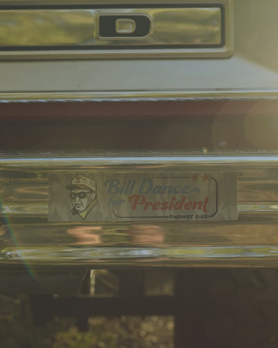 Bill Dance for President Vintage Bumper Sticker
