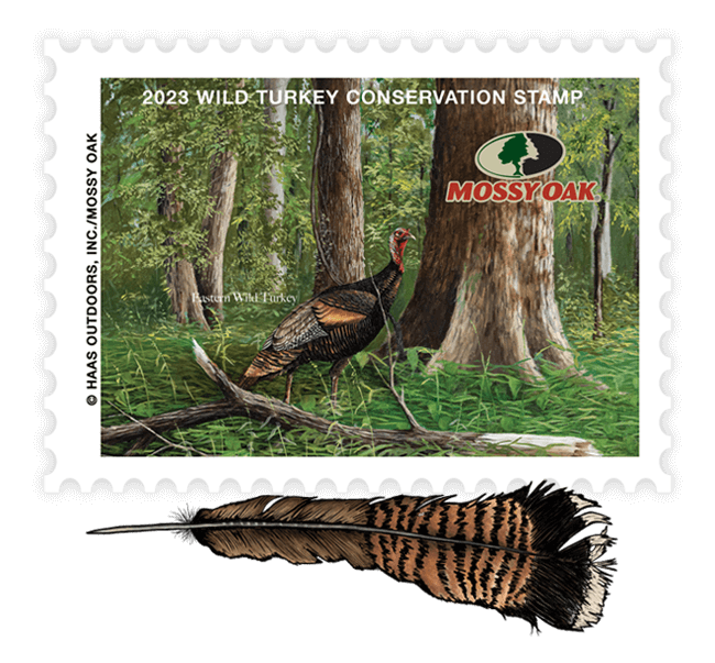 2023 Wild Turkey Stamp The Mossy Oak Store