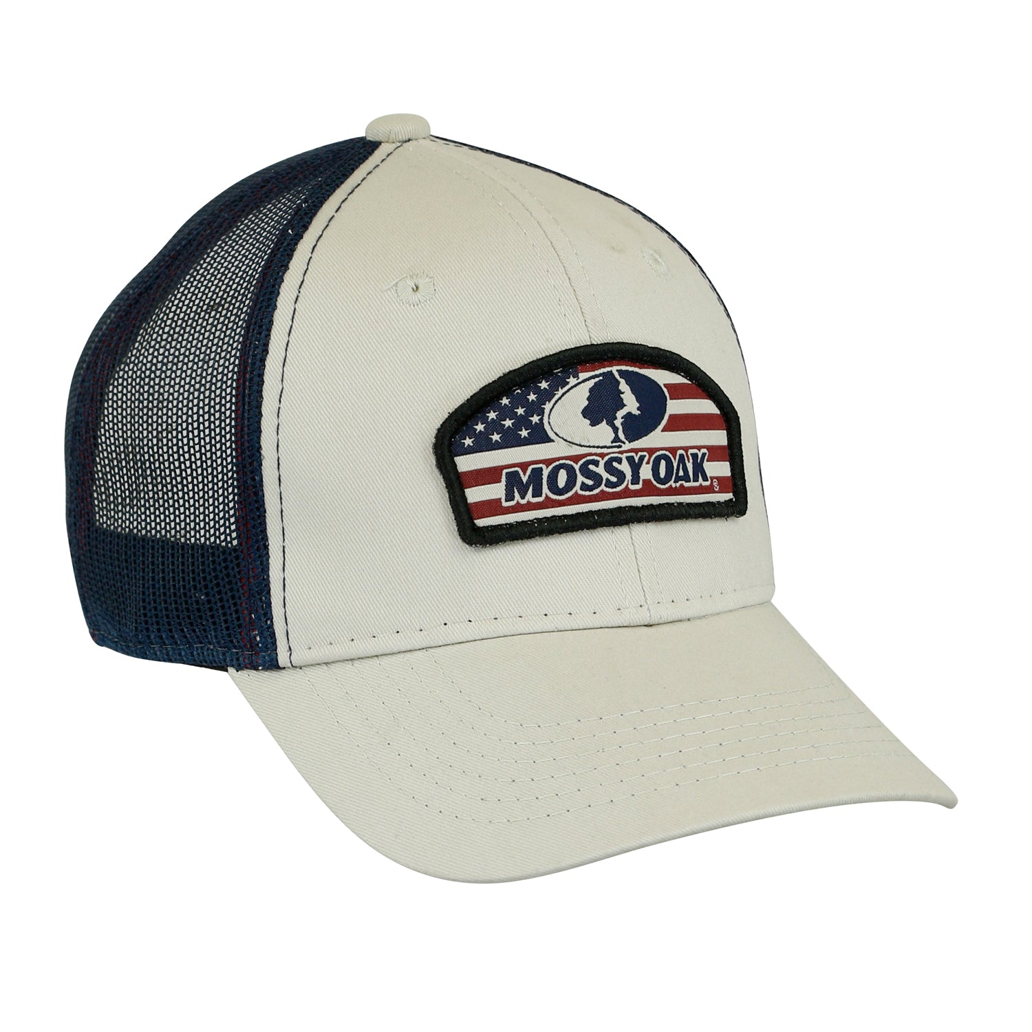 Mossy Oak American Banner Trucker Cap