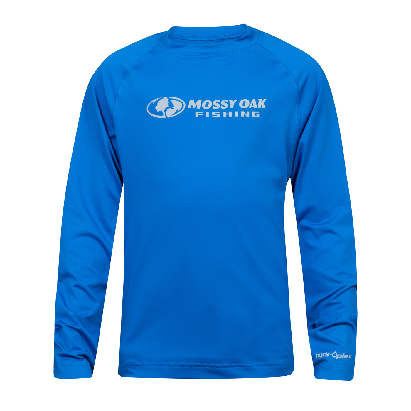 Mossy Oak Fishing Youth Shield Logo Long Sleeve Shirt Nobility Front