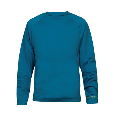 Mossy Oak Youth Sun Protection Shirt Blue Sapphire