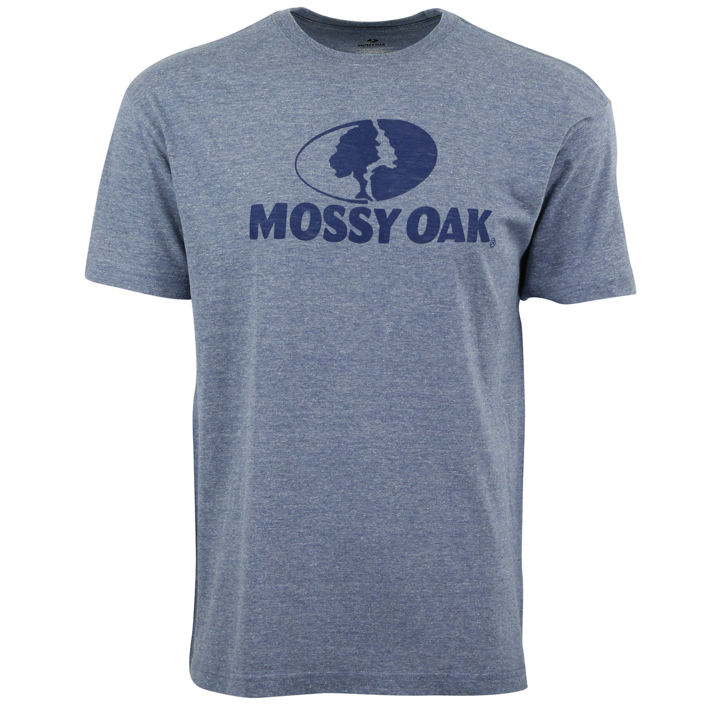 Mossy Oak Burnout Logo Tee Navy
