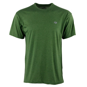 Mossy Oak Short Sleeve Tri-Blend Tee - HTHR RIFLE GRN