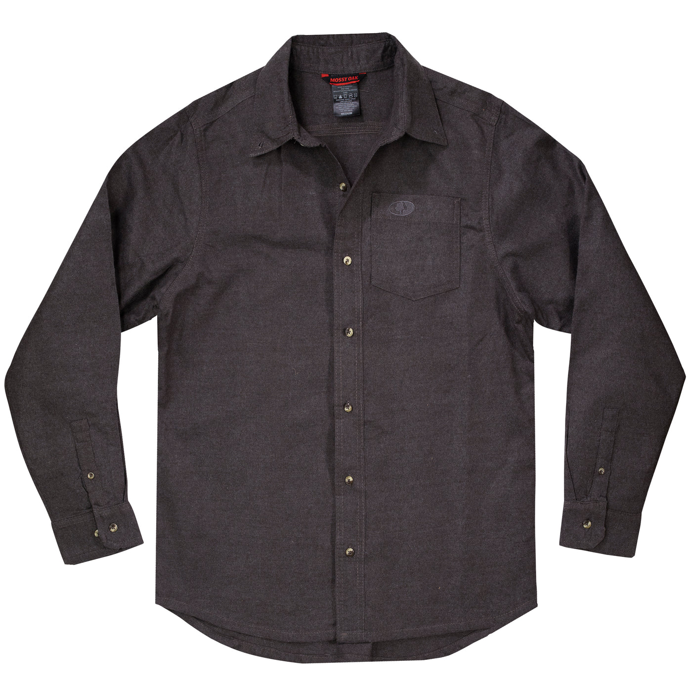 Mossy Oak Men's Flannel Shirt Nine Iron Front