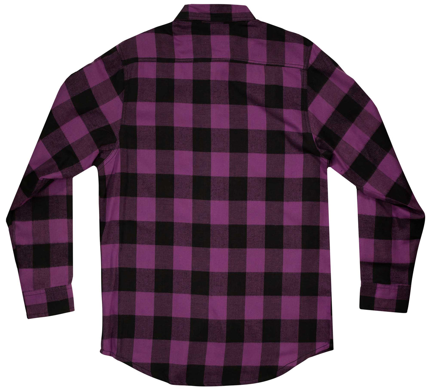 Violet Buffalo Men's Buffalo Plaid Flannel Shirt Back