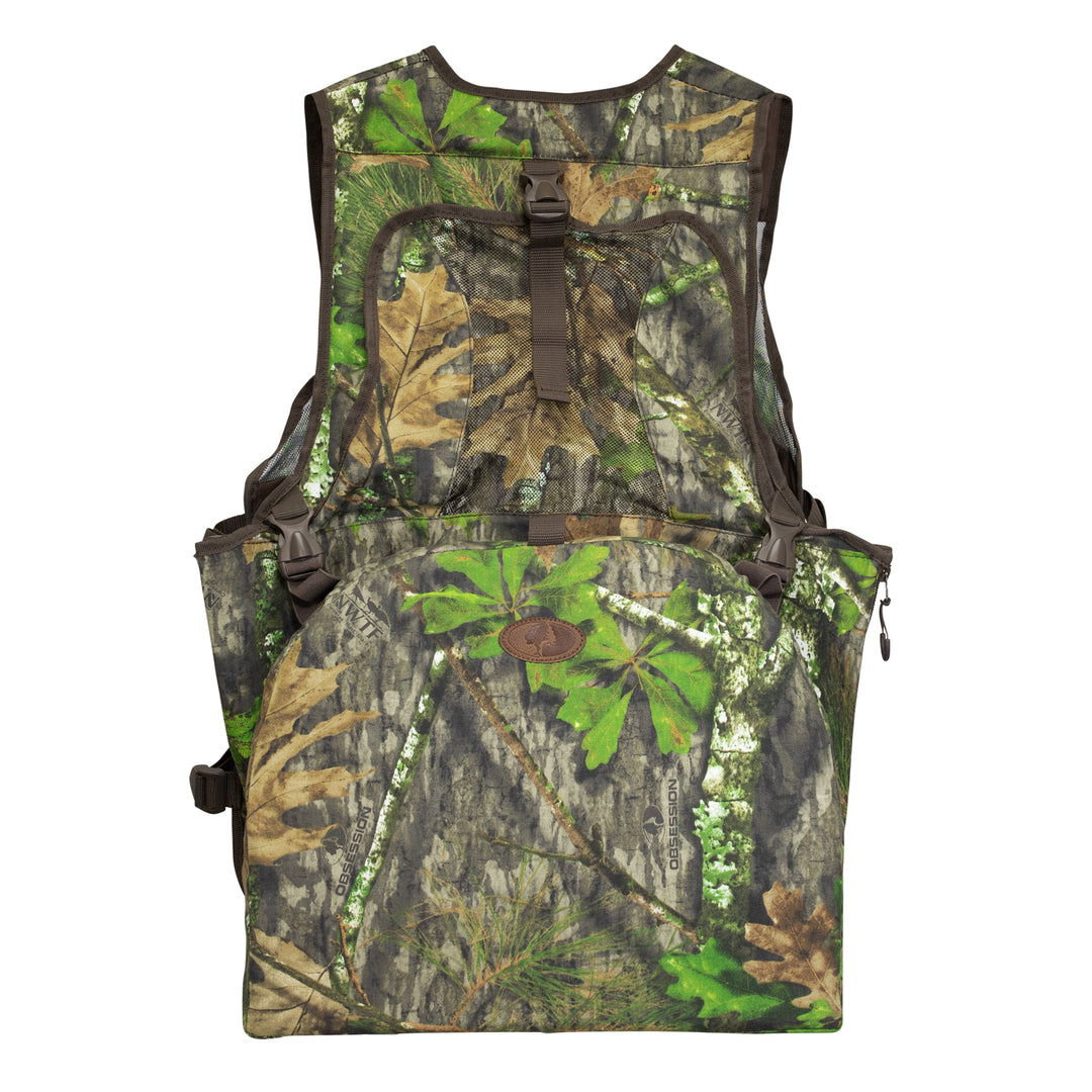 Jerzees outdoors outlet mossy oak shadow leaf turkey vest L/XL