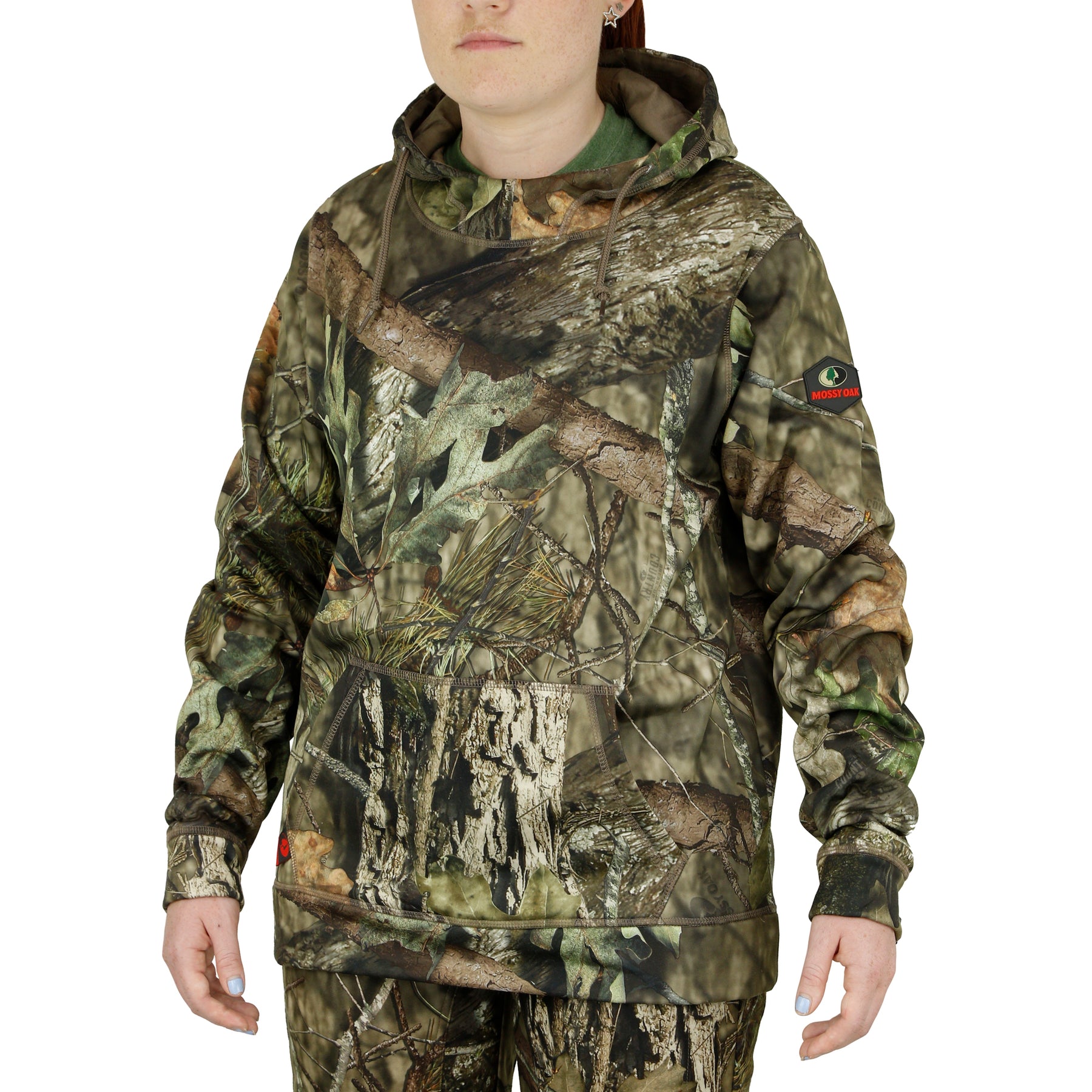 Milwaukee Leather MPL2777 Women's Mossy Oak Camouflage Hoodie with Zip