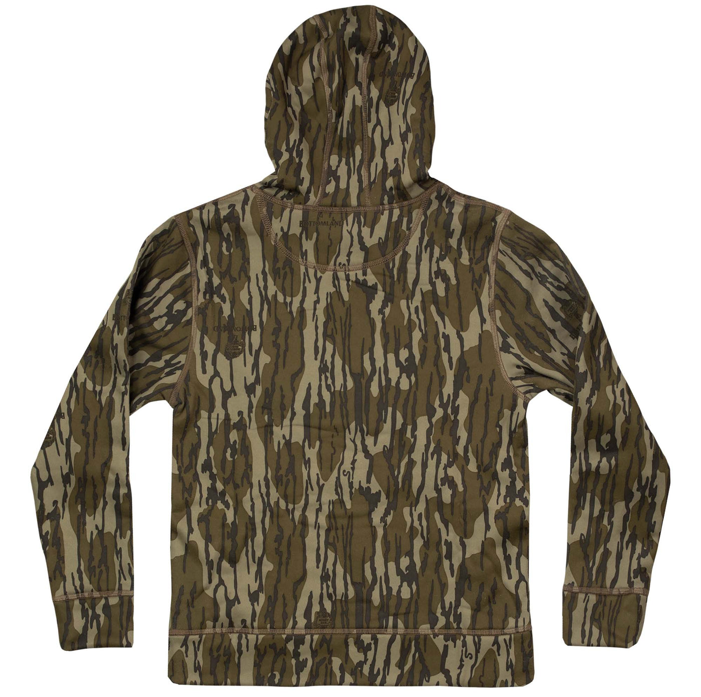 Mossy Oak® Camo Performance Hood - Bottomland / XL  Fishing shirts,  Performance shirts, Mossy oak camo