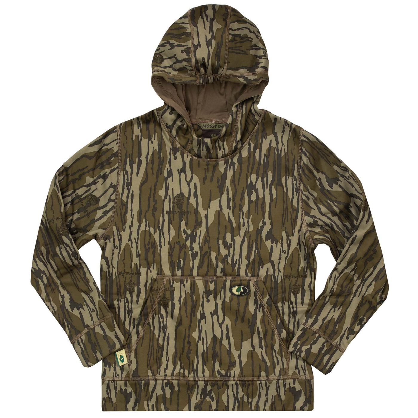Mossy Oak® Camo Performance Hood - Bottomland / XL  Fishing shirts,  Performance shirts, Mossy oak camo