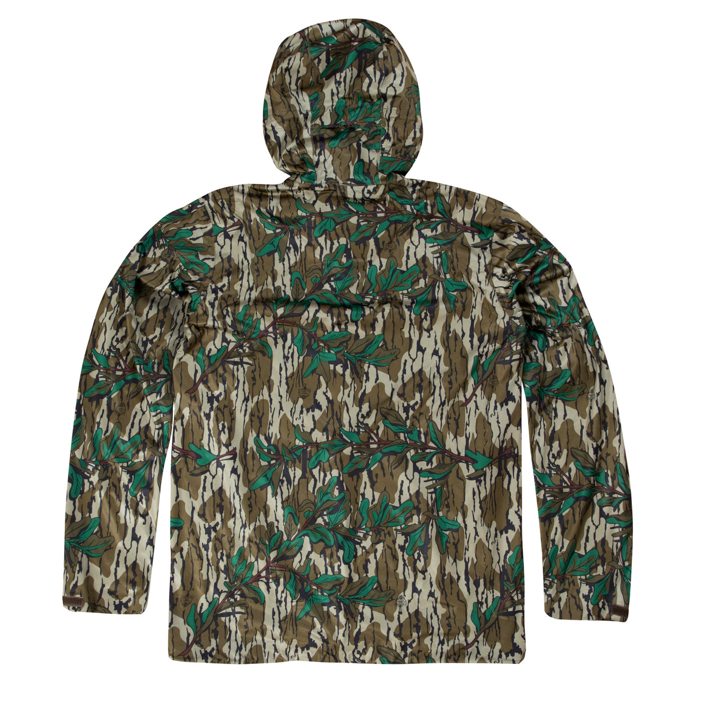 Mossy Oak Mens Fishing Rain Jacket with Hood, Arctic, Medium at   Men's Clothing store