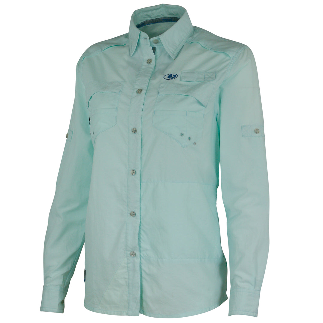 Mossy Oak Women's Long Sleeve Fishing Shirt The Mossy Oak Store Mossy Oak Women's Long Sleeve Fishing Shirt The Mossy Oak Store