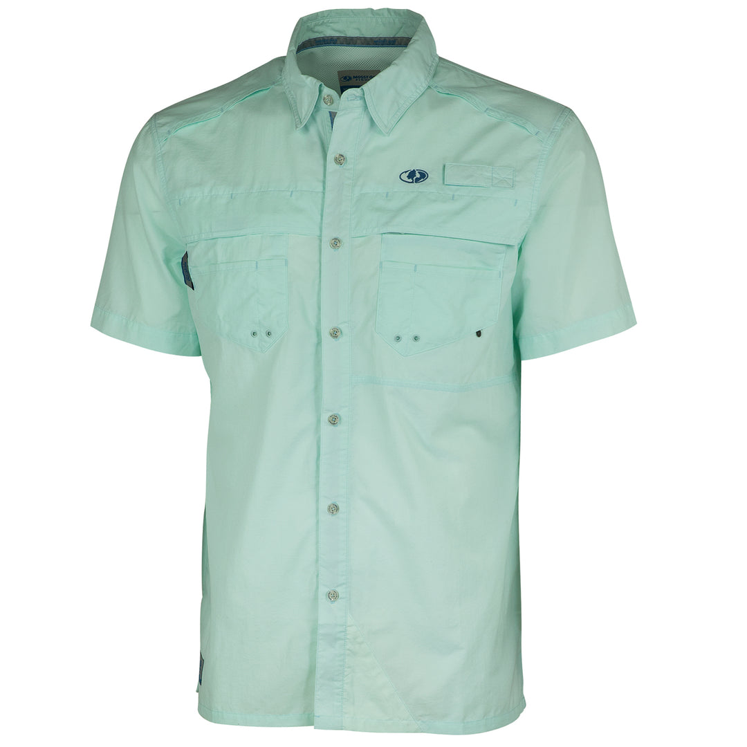 Chemise De Pêche Gillz Homme – Manches Courtes, Ventilée, Vert D'eau, Taille M, Occasion