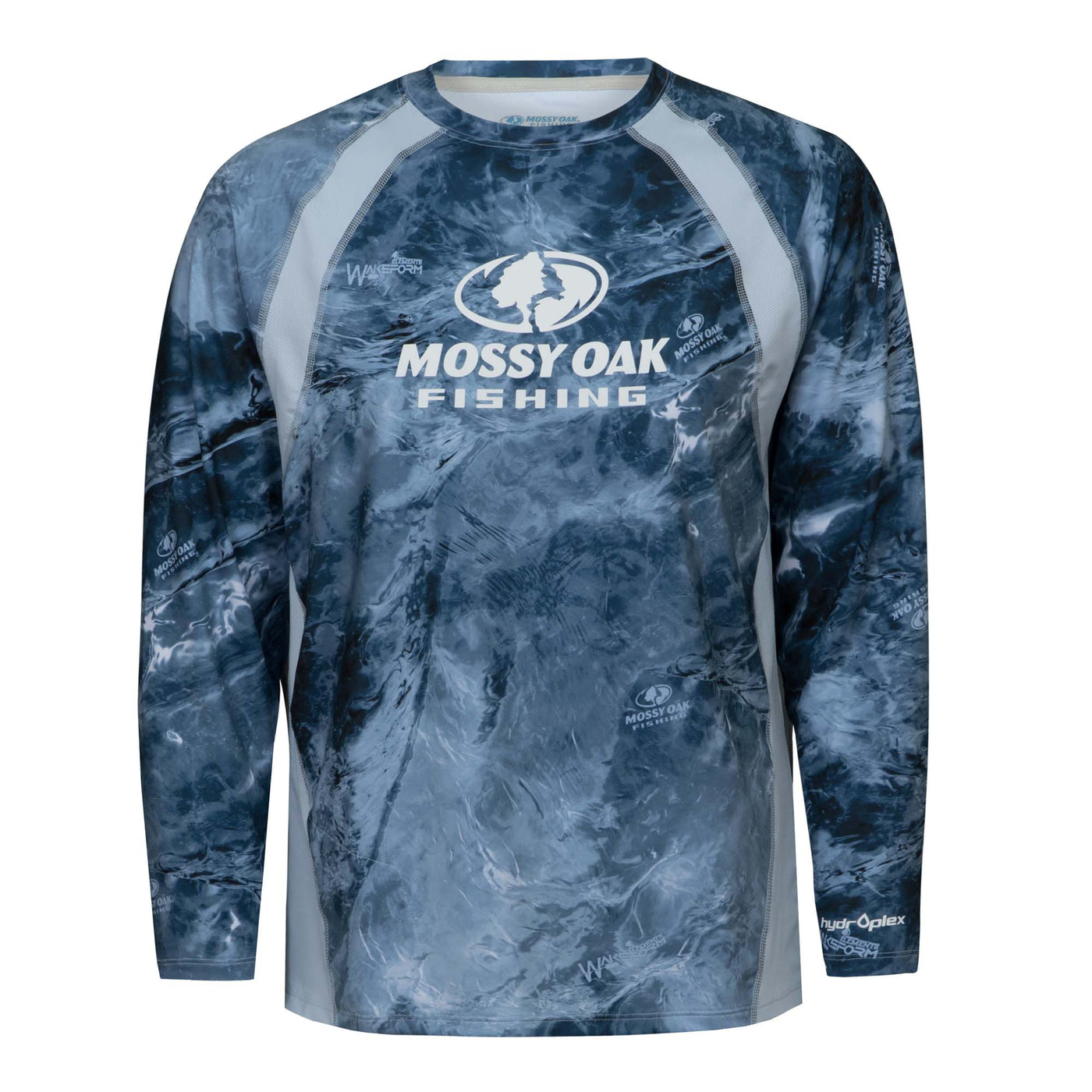 Mossy Oak Mens Patriotic Fishing Shirts for Men Long Sleeve with Sun Protection