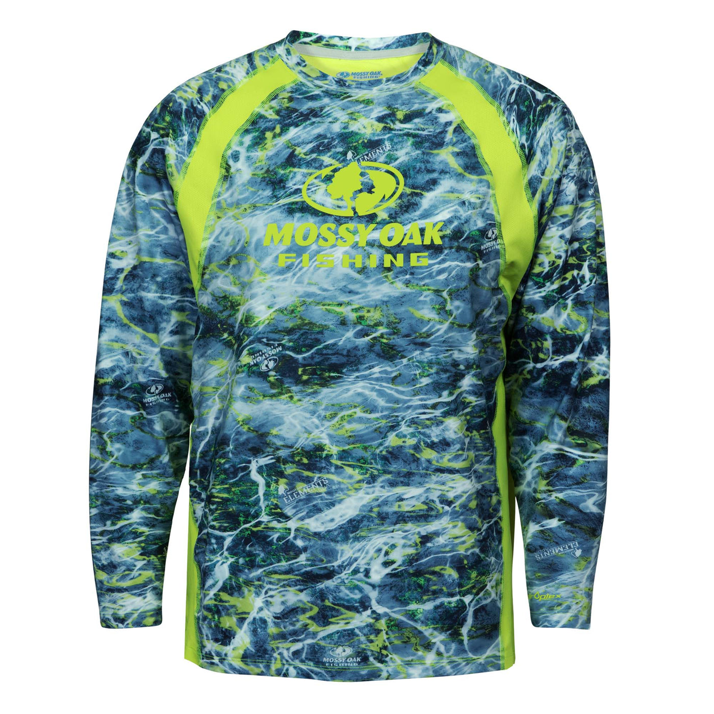Wroxx Wild Sunset Camolith Pattern Long Sleeve Performance Fishing Shirt