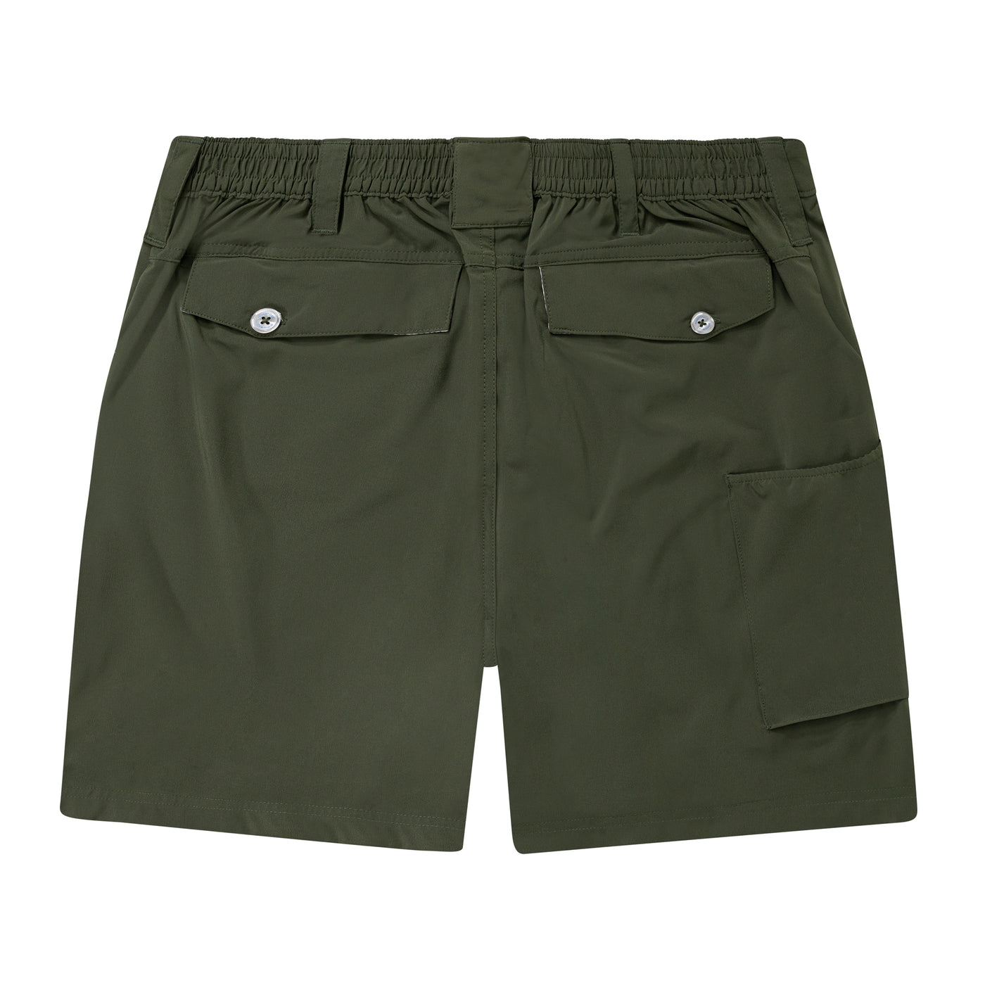 Mossy Oak Men's Flex Fishing Shorts - L / Olivine