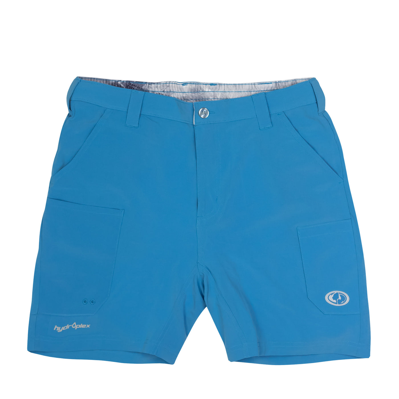 Mossy Oak Men's Flex Fishing Shorts MO Blue Front