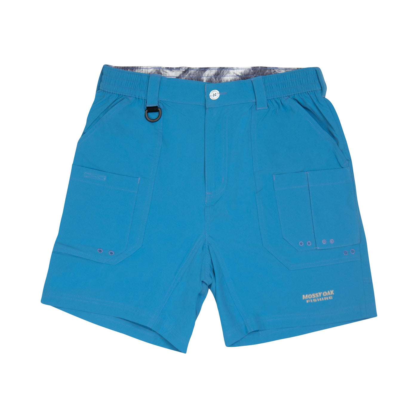 Mossy Oak Men's XTR Fishing Shorts MO Blue Front