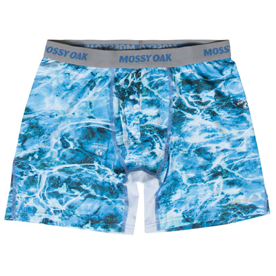 Mossy Oak Fishing Boxer Brief Nautical Front