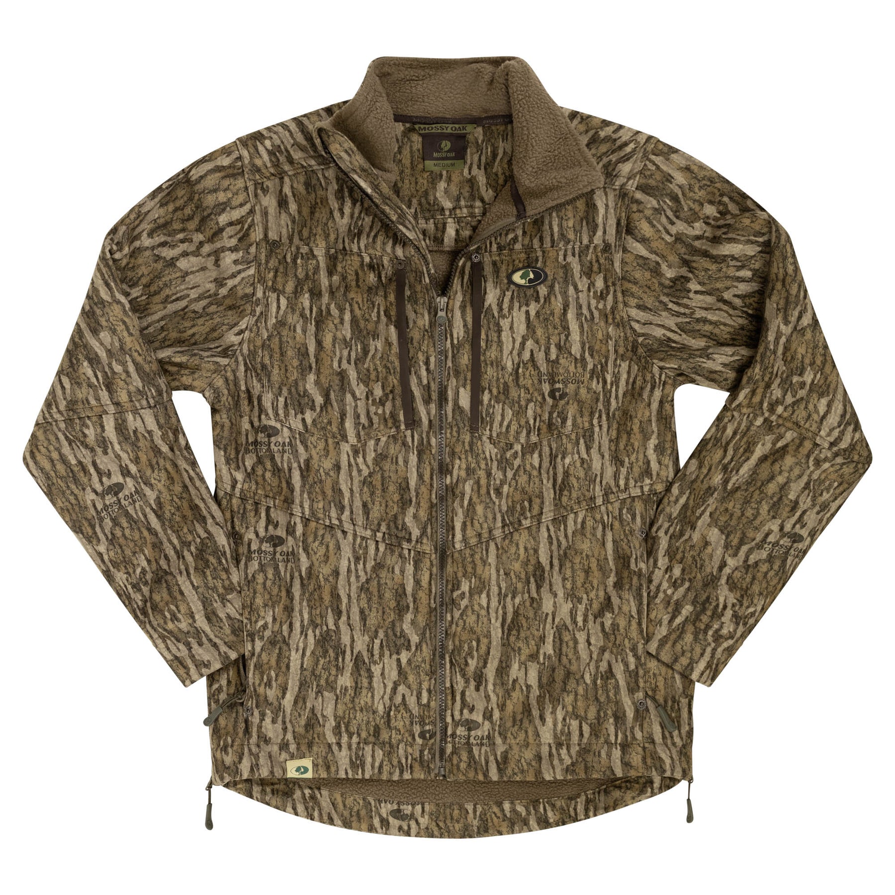 Men's Kenai Fleece Peformance Jacket - Mossy Oak Bottomland - (Past Season)  - Ramsey Outdoor