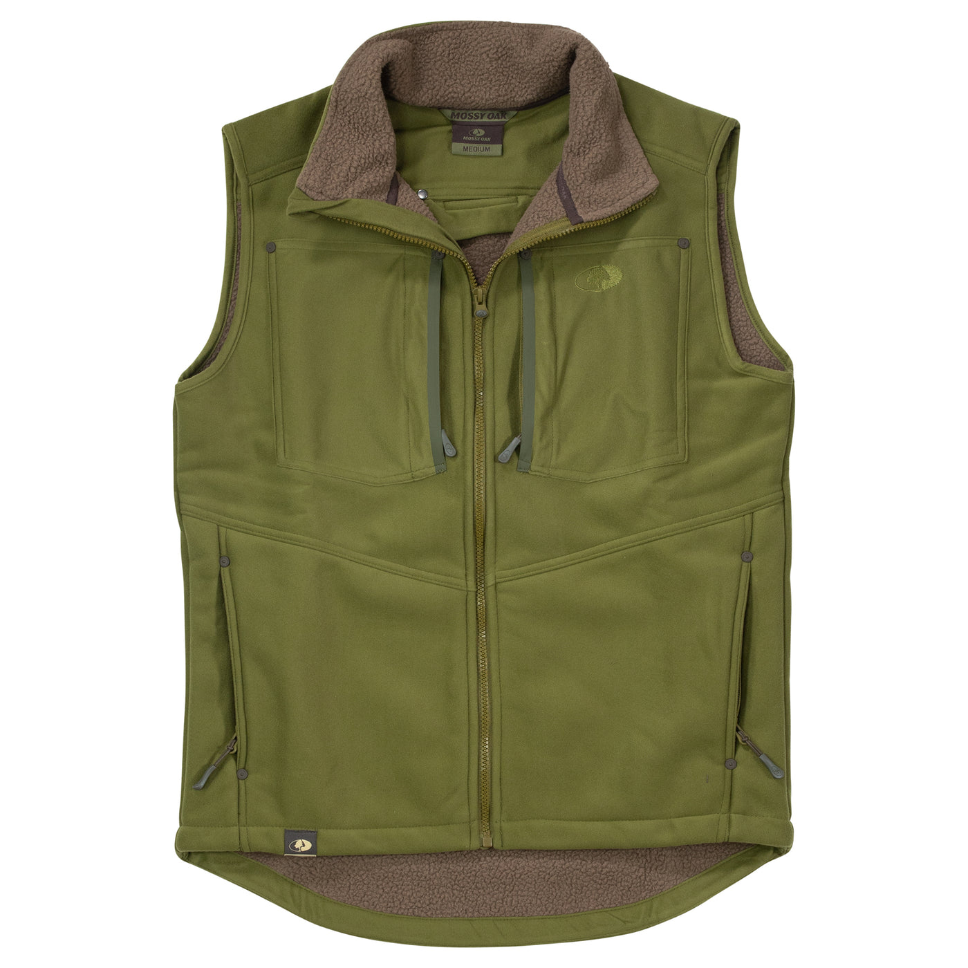 Mossy Oak Sherpa Camp Vest Mayfly Front